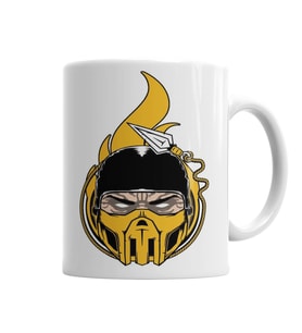 Mortal Kombat Scorpion Kupa Bardak Porselen
