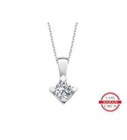 Sirius F Renk 0,20 Karat Pırlanta Tektaş Kolye 0717P0043