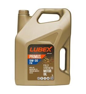Lubex Primus FM 5W-30 7 Lt Tam Sentetik Motor Yağı