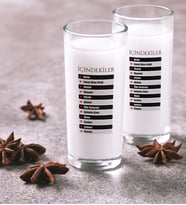 BK Gift Yazılı İkili Rakı Bardağı Seti-1