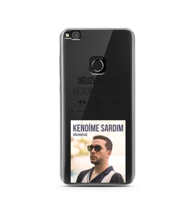 Oğuzhan Koç Mp3 Tasarımlı Süper Şeffaf Silikon Telefon Kılıfı Huawei P9 Lite (20
