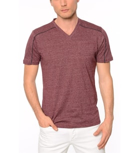 T8540 Dewberry T-Shırt-Bordo