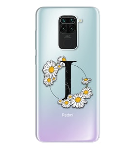 Papatya Harf Tasarım Süper Şeffaf Silikon Telefon Kılıfı Xiomai Redmi Note 9 I-H