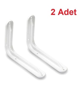 Raf Altı Bağlantı Aparatı 2 Adet 26*33 cm (Beyaz)