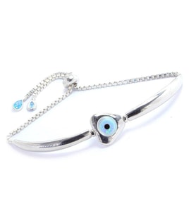 Söğütlü Silver opal taşlı asansörlü bileklik