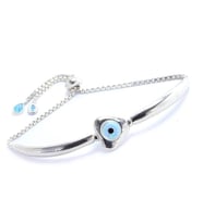 Söğütlü Silver opal taşlı asansörlü bileklik