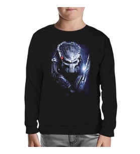 AVP - Predator Siyah Çocuk Sweatshirt