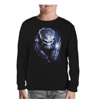 AVP - Predator Siyah Çocuk Sweatshirt