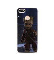 Baby Groot Tasarım Süper Şeffaf Silikon Telefon Kılıfı Huawei P9 Lite 2017 Mini 