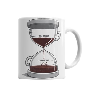 Coffee Time  Kupa Bardak Porselen