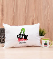 Fizik Öğretmeni Dikdörtgen Yastık ve Yeşil Kupa Bardak