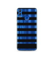 Çizgi Tasarımlı Süper Şeffaf Silikon Telefon Kılıfı Huawei Honor 10 Lite