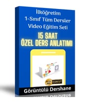 İlköğretim 1.Sınıf Tüm Dersler Görüntülü Eğitim Seti