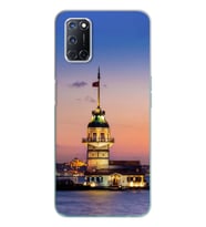 Kız Kulesi Tasarımlı Süper Şeffaf Silikon Telefon Kılıfı Oppo A52-A72