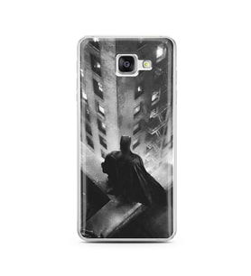 Batman Tasarım Süper Şeffaf Silikon Telefon Kılıfı Samsung A5 (2016)