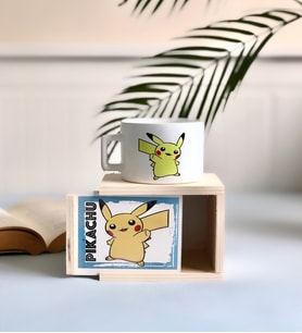 Pikachu Tasarımlı Kutulu Kupa