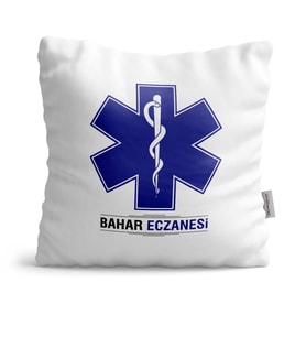 BK Gift Kişiye Özel Mesleki Eczane Dekoratif Yastık  2