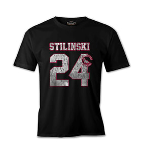 Teen Wolf - Stilinski 24 Siyah Erkek Tshirt