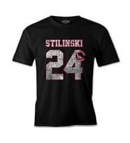 Teen Wolf - Stilinski 24 Siyah Erkek Tshirt