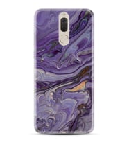 Kılıfland Huawei Mate 10 Lite Kılıf Silikon Resimli Kapak Abstract Purple Stok 1070
