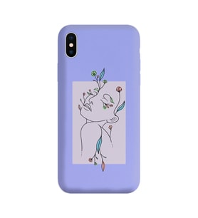 Mor Lansman Kılıf iPhone XS Max