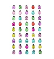 Uğur Böceği Sticker, 45 Adet, Çok Renkli (STD)