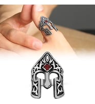 925 Ayar Gümüş Miğfer Yüzük