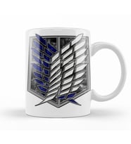 Attack On Titan The Survey Corps Logo Kupa Bardak Porselen