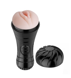 LilituShop Fener Tipi Özel Dokulu Realistik Suni Vajina Mastürbatör