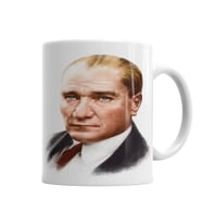 Mustafa Kemal Atatürk Kupa Bardak Porselen