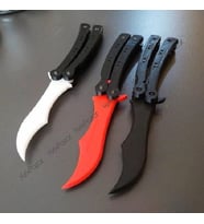 CS:GO Kelebek Alıştırma Bıçağı 3D Üretim (Kırmızı)