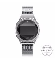 UPWATCH ICON BIG SILVER SWAROVSKI ® TOPAZ KADIN KOL SAATİ
