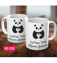 Kişiye Özel İsimli Panda Hediye Kupa Bardak