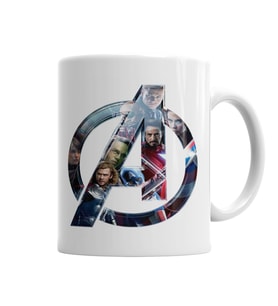 Avengers Znn Vingadores Kupa Bardak Porselen