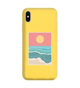 Sarı Lansman Telefon Kılıfı Iphone Xs Max