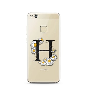 Papatya Harf Tasarım Süper Şeffaf Silikon Telefon Kılıfı Huawei P10 Lite    H-Ha