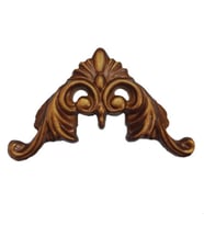Decogold Kahve Eskitme Göbek İçi Motif 13*9 cm Dgm-50