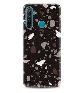 Kılıfland Realme C3i Kılıf Silikon Resimli Kapak Brown Stones Stok 1164
