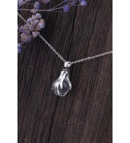 Kristal Kuvars Pençe Doğaltaşlı Kolye Ucu - KL0184