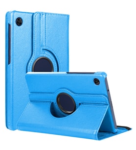 Microsonic Huawei MatePad T10 Kılıf 360 Rotating Stand Deri Mavi