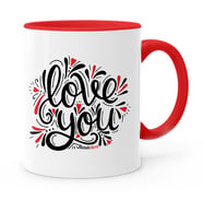 BK Gift Kişiye Özel Seni Seviyorum Kırmızı Kupa Bardak  6