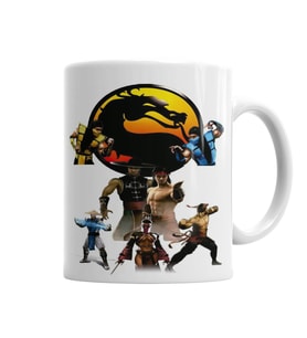 Pedido Do Clıente Mortal Combat Kupa Bardak Porselen