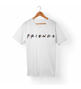 Friends Beyaz Tişört