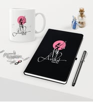 BK Gift Kişiye Özel Avukat Temalı Siyah Defter Kalem Kupa Seti - 10 (Model 1)