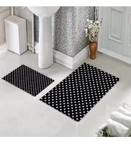 Banyo Halısı Ikili Klozet Takımı Kaymaz Tabanlı (60 xm x 100 cm + 40 cm x 60 cm) 