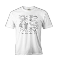 Matematik - Basics Beyaz Erkek Tshirt