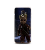 Baby Groot Tasarım Süper Şeffaf Silikon Telefon Kılıfı Samsung J2 Core