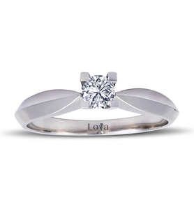 Lova F Renk 0,20 Karat Pırlanta Tektaş Yüzük - 1010006