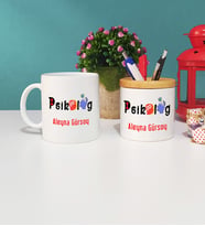 Psikolog Kupa Bardak ve Kalemlik Seti