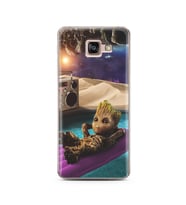 Baby Groot Tasarım Süper Şeffaf Silikon Telefon Kılıfı Samsung A7 (2016)